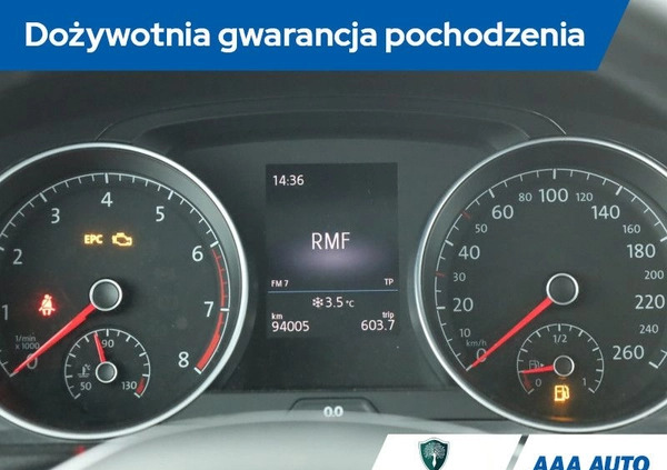 Volkswagen Golf cena 57000 przebieg: 94005, rok produkcji 2017 z Alwernia małe 211